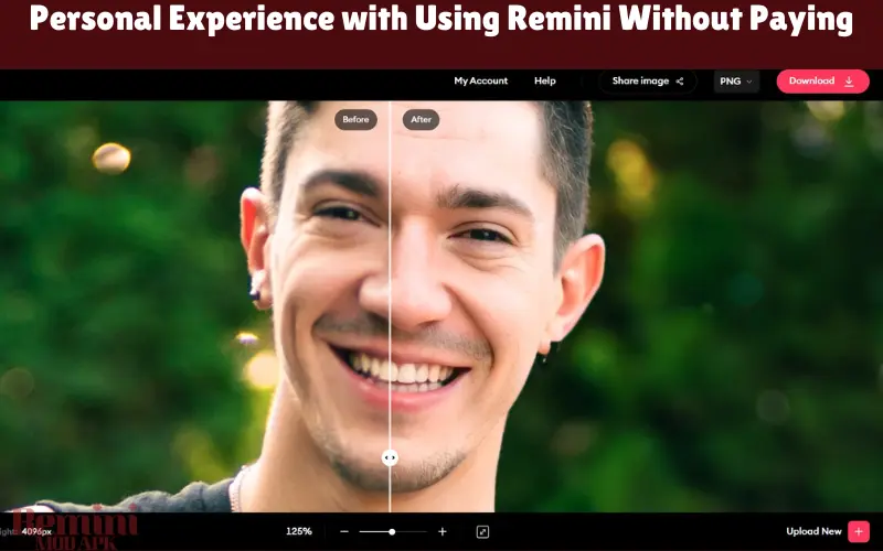 Personal Experience with Using Remini Without Paying