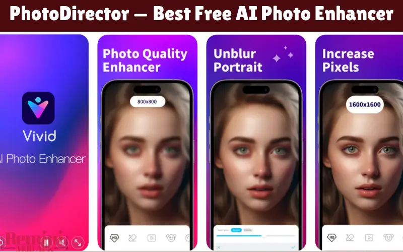 PhotoDirector — Best Free AI Photo Enhancer