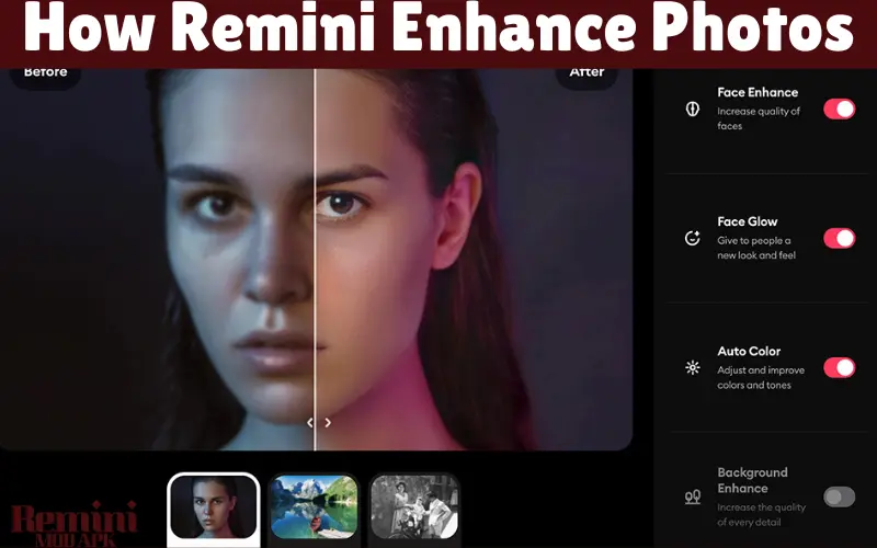 How Remini Enhances Photos